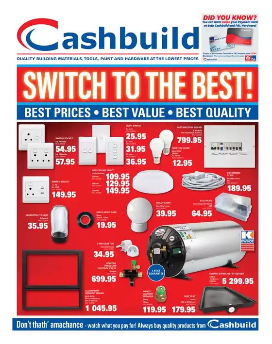 Cashbuild catalogue in Graaff Reinet | Our best deals for you | 2026-05-25T00:00:00.000Z - 2026-06-08T00:00:00.000Z
