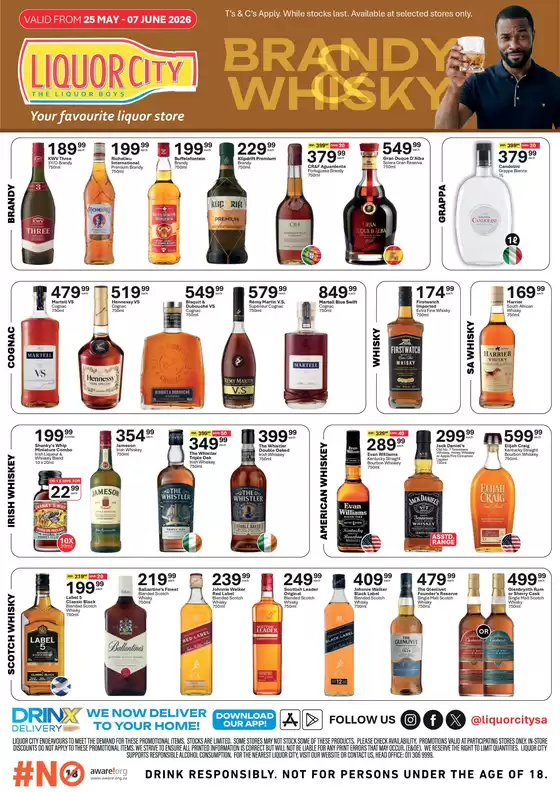 Liquor City catalogue in Burgersfort | Promotions Liquor City | 2026-05-25T00:00:00.000Z - 2026-06-07T00:00:00.000Z
