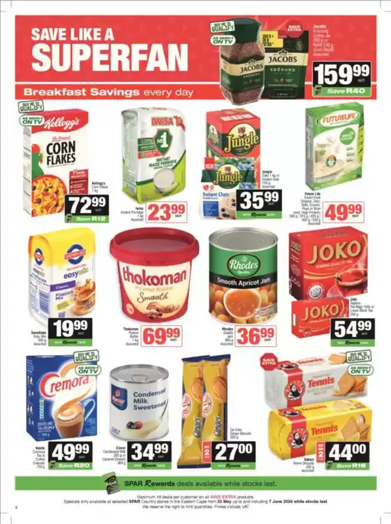 Spar catalogue in Butterworth | Top deals and discounts | 2026-05-25T00:00:00.000Z - 2026-06-07T00:00:00.000Z