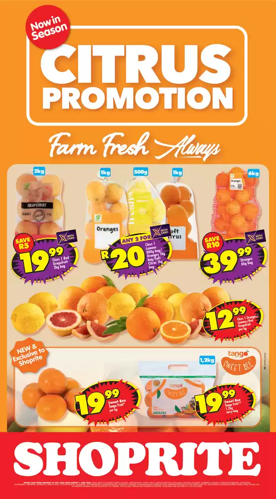 Shoprite catalogue in Polokwane | Shoprite Citrus Savings Gauteng 25 May - 7 June | 2026-05-25T00:00:00.000Z - 2026-06-07T00:00:00.000Z