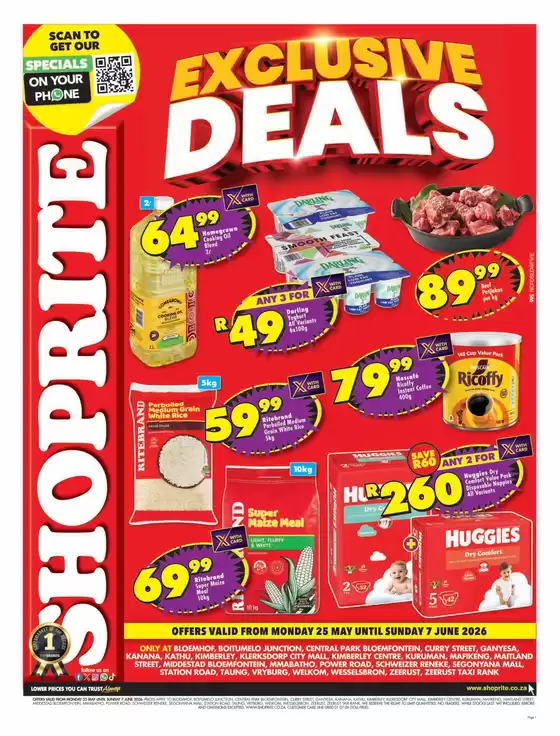 Shoprite catalogue in Polokwane | Our best deals for you | 2026-05-25T00:00:00.000Z - 2026-06-07T00:00:00.000Z