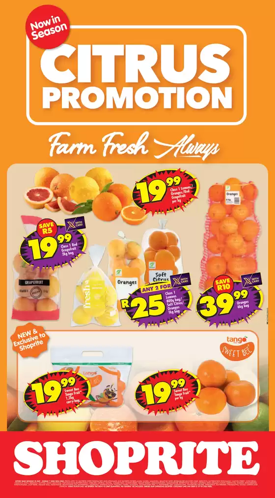 Shoprite catalogue in Polokwane | Shoprite Citrus Savings Northern Cape and Free State 25 May - 7 June | 2026-05-25T00:00:00.000Z - 2026-06-07T00:00:00.000Z