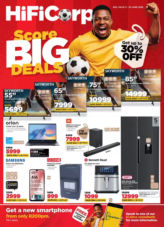 HiFi Corp catalogue in Kagiso | Catalogue HiFi Corp | 2026-06-03T00:00:00.000Z - 2026-06-30T00:00:00.000Z