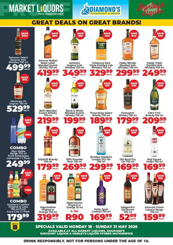 Diamond Discount Liquor catalogue | Great Deals On Great Brands! | 2026-05-28T00:00:00.000Z - 2026-05-31T00:00:00.000Z