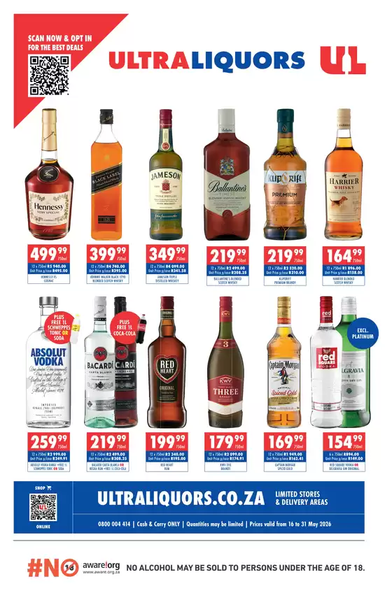Ultra Liquors catalogue | Ultra Liquors Sale | 2026-05-28T00:00:00.000Z - 2026-05-31T00:00:00.000Z