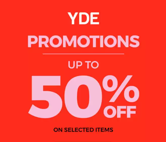 YDE catalogue in Boksburg | YDE Promo | 2026-05-28T00:00:00.000Z - 2026-05-31T00:00:00.000Z
