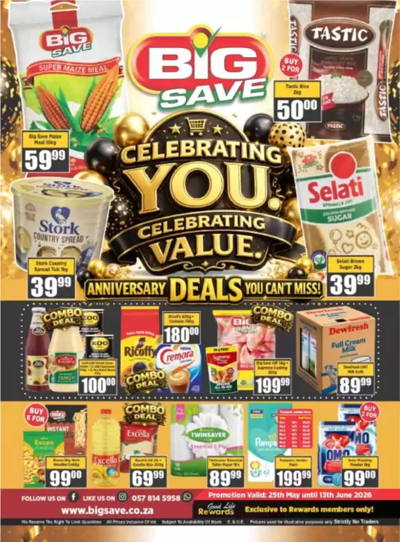 Big Save catalogue in Sebokeng | Celebrating You. Celebrating Value. | 2026-05-28T00:00:00.000Z - 2026-06-13T00:00:00.000Z