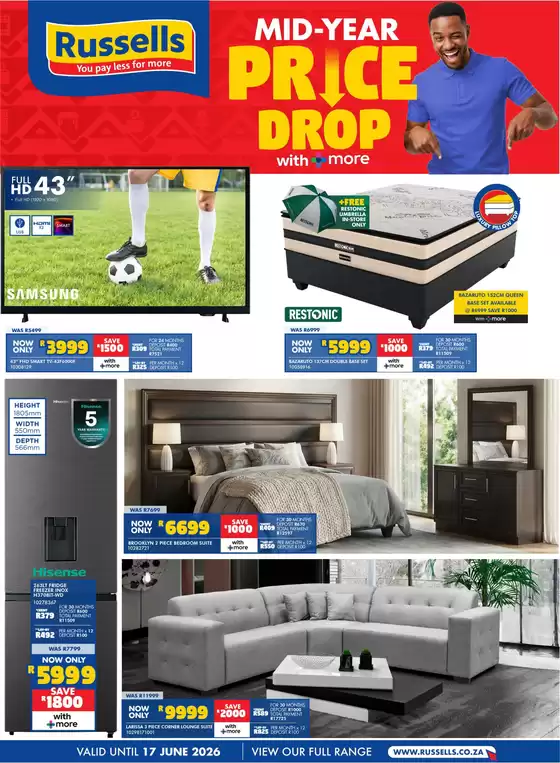Russells catalogue in Thaba 'Nchu | Mid-Year Price Drop | 2026-05-28T00:00:00.000Z - 2026-06-17T00:00:00.000Z