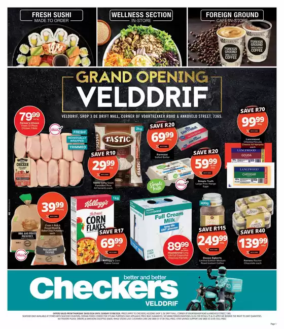 Checkers Hyper catalogue in | Checkers Velddrif Store Opening 28 May | 2026-05-27T00:00:00.000Z - 2026-06-07T00:00:00.000Z