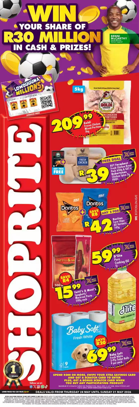 Shoprite catalogue in | Shoprite Low Price Lowduuuma Eastern Cape 28 May - 31 May | 2026-05-28T00:00:00.000Z - 2026-05-31T00:00:00.000Z