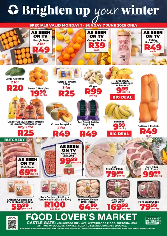 Food Lover's Market catalogue | Castle Gate - 1 - 7 June 2026 | 2026-05-31T00:00:00.000Z - 2026-06-07T00:00:00.000Z