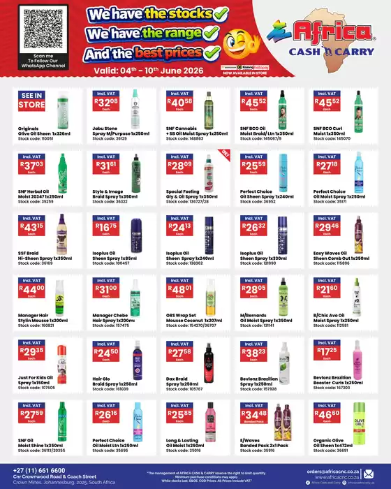 Africa Cash & Carry catalogue | Weekly Promo | 2026-06-04T00:00:00.000Z - 2026-06-10T00:00:00.000Z