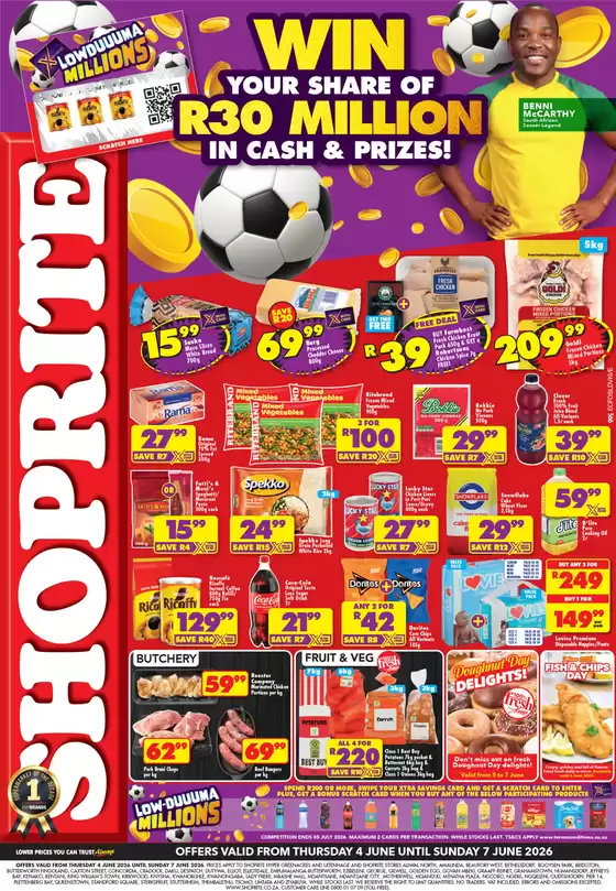 Shoprite catalogue | Shoprite Low Price Lowduuuma Eastern Cape 4 June - 7 June | 2026-06-04T00:00:00.000Z - 2026-06-07T00:00:00.000Z