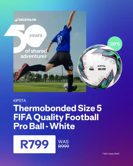 Decathlon catalogue in Umhlanga Rocks | 50 years of shared adventures | 2026-06-05T00:00:00.000Z - 2026-06-19T00:00:00.000Z