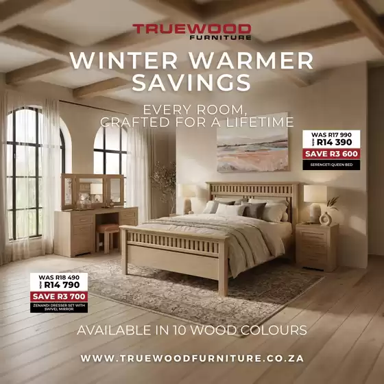 True Wood Furniture catalogue | Winter Warmer Savings | 2026-06-05T00:00:00.000Z - 2026-06-19T00:00:00.000Z