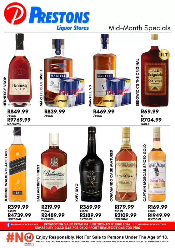 Prestons catalogue in Secunda | Mid-Month Specials | 2026-06-05T00:00:00.000Z - 2026-06-17T00:00:00.000Z