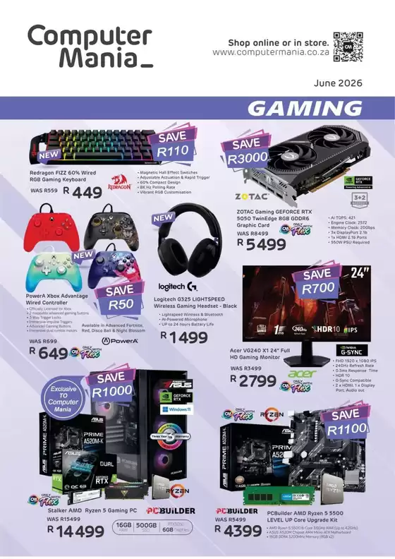 Computer Mania catalogue | Computer Mania Gaming | 2026-06-05T00:00:00.000Z - 2026-06-30T00:00:00.000Z