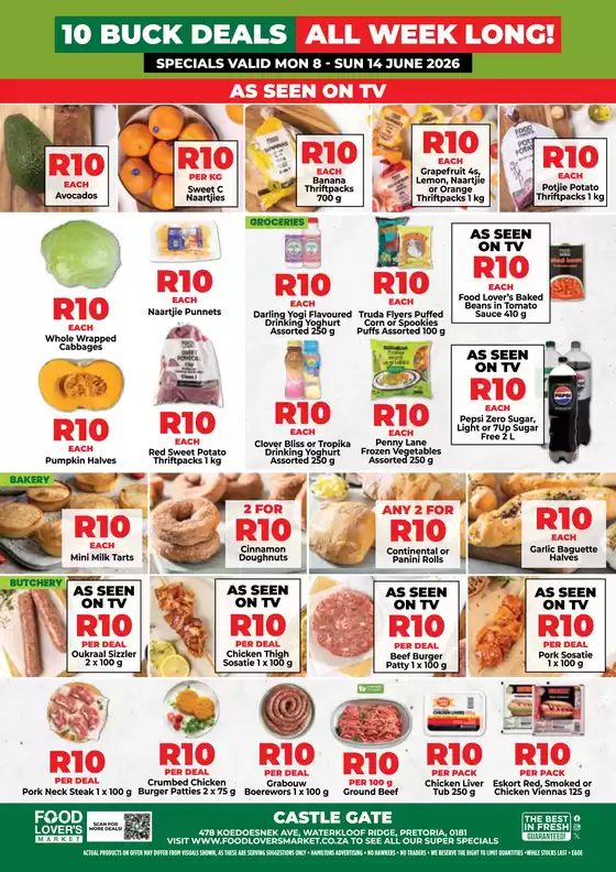 Food Lover's Market catalogue in Zithobeni | Castle Gate - 8 - 14 June 2026 | 2026-06-07T00:00:00.000Z - 2026-06-14T00:00:00.000Z
