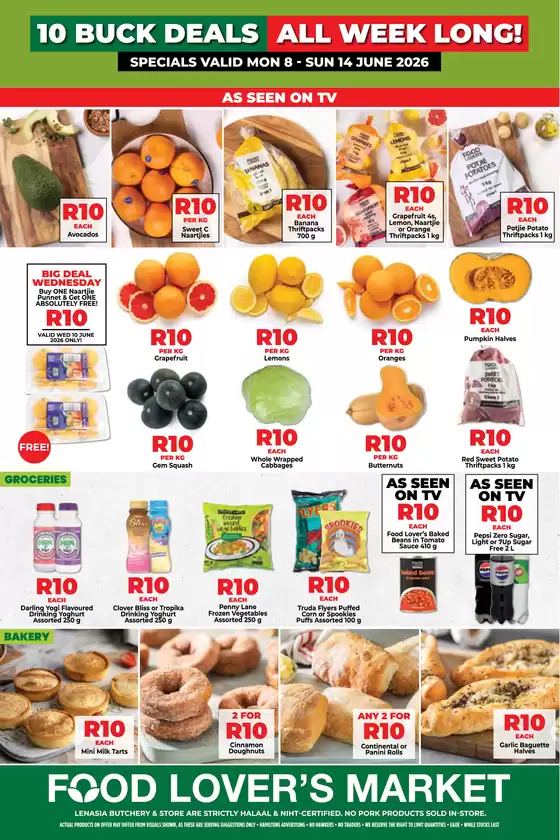 Food Lover's Market catalogue in Zithobeni | 10 Buck Week - Inland - 8 - 14 June 2026 | 2026-06-07T00:00:00.000Z - 2026-06-14T00:00:00.000Z