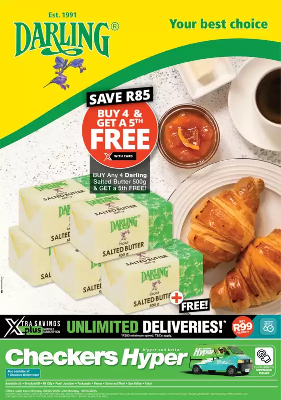 Checkers catalogue | Checkers Hyper Darling Promotion 8 June | 2026-06-07T00:00:00.000Z - 2026-08-10T00:00:00.000Z