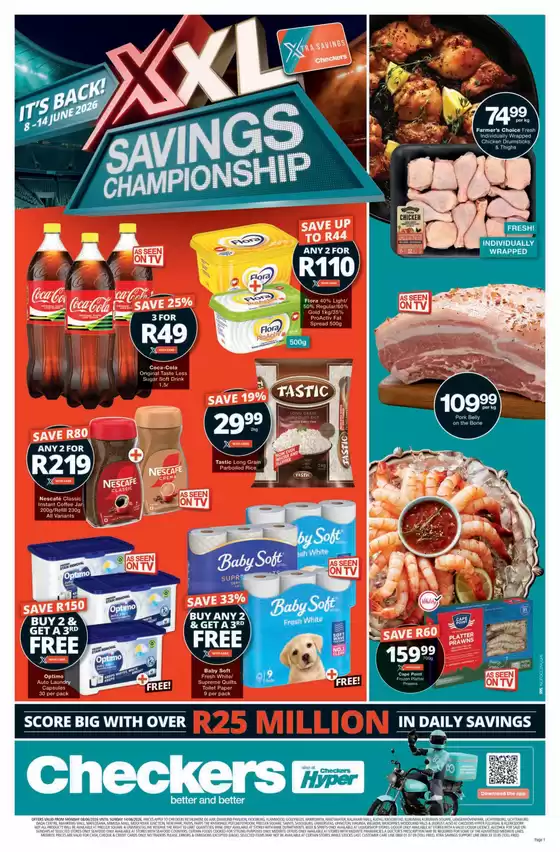 Checkers catalogue in Potchefstroom | New offers to discover | 2026-06-07T00:00:00.000Z - 2026-06-14T00:00:00.000Z