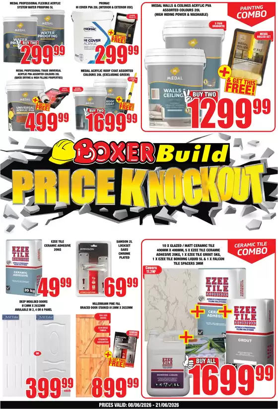 Boxer Build catalogue in Port Elizabeth | EC June MM Build | 2026-06-08T00:00:00.000Z - 2026-06-21T00:00:00.000Z