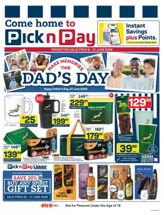 Pick n Pay catalogue in  | Pick n Pay Fathers Day Specials | 2026-06-08T00:00:00.000Z - 2026-06-21T00:00:00.000Z