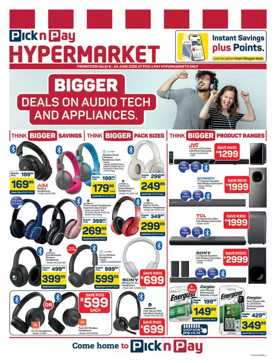 Pick n Pay Hypermarket catalogue in  | Hypermarket Appliances Specials | 2026-06-08T00:00:00.000Z - 2026-06-24T00:00:00.000Z