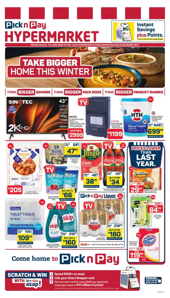 Pick n Pay Hypermarket catalogue in  | Hypermarket Specials | 2026-06-08T00:00:00.000Z - 2026-06-24T00:00:00.000Z