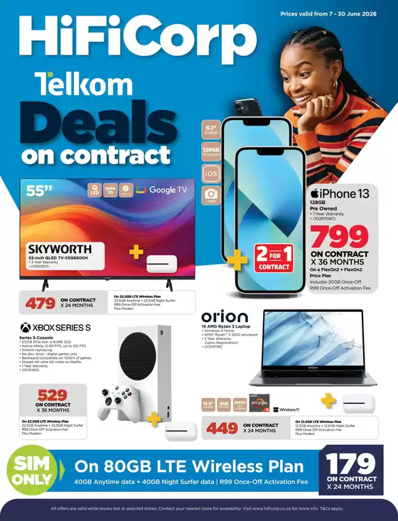 HiFi Corp catalogue in Ficksburg | Current bargains and offers | 2026-06-07T00:00:00.000Z - 2026-06-30T00:00:00.000Z