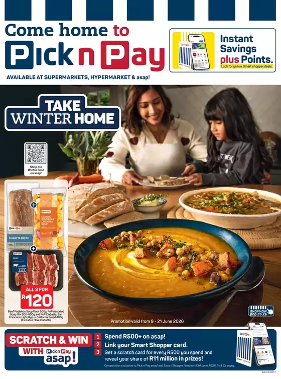Pick n Pay catalogue | Pick n Pay Winter Feasting Specials | 2026-06-08T00:00:00.000Z - 2026-06-21T00:00:00.000Z