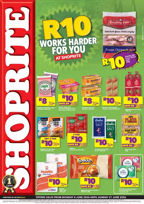 Shoprite catalogue | Shoprite R10 Low Price Bonanza Eastern Cape 8 June - 21 June | 2026-06-08T00:00:00.000Z - 2026-06-21T00:00:00.000Z