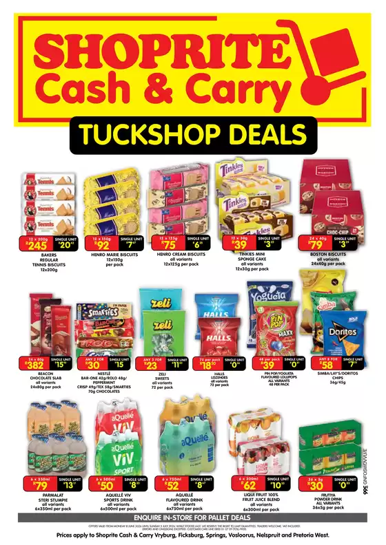 Shoprite catalogue | Shoprite Cash Carry Tuckshop Deals Exclusive Gauteng 8 June - 5 July | 2026-06-08T00:00:00.000Z - 2026-07-05T00:00:00.000Z