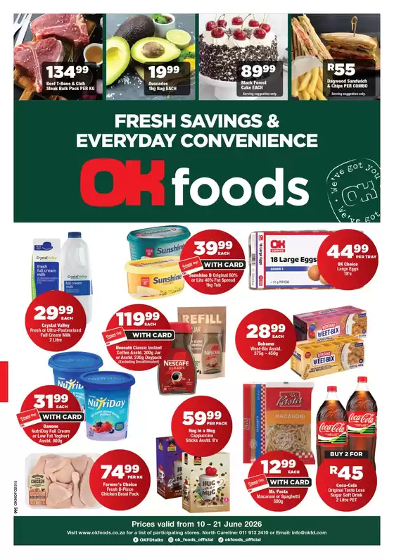 OK Foods catalogue | Our best bargains | 2026-06-10T00:00:00.000Z - 2026-06-21T00:00:00.000Z