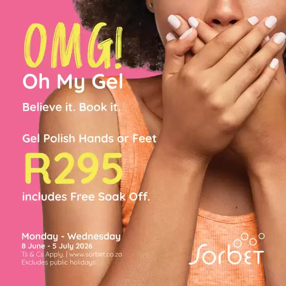 Sorbet catalogue | Sorbet Promo | 2026-06-10T00:00:00.000Z - 2026-07-05T00:00:00.000Z