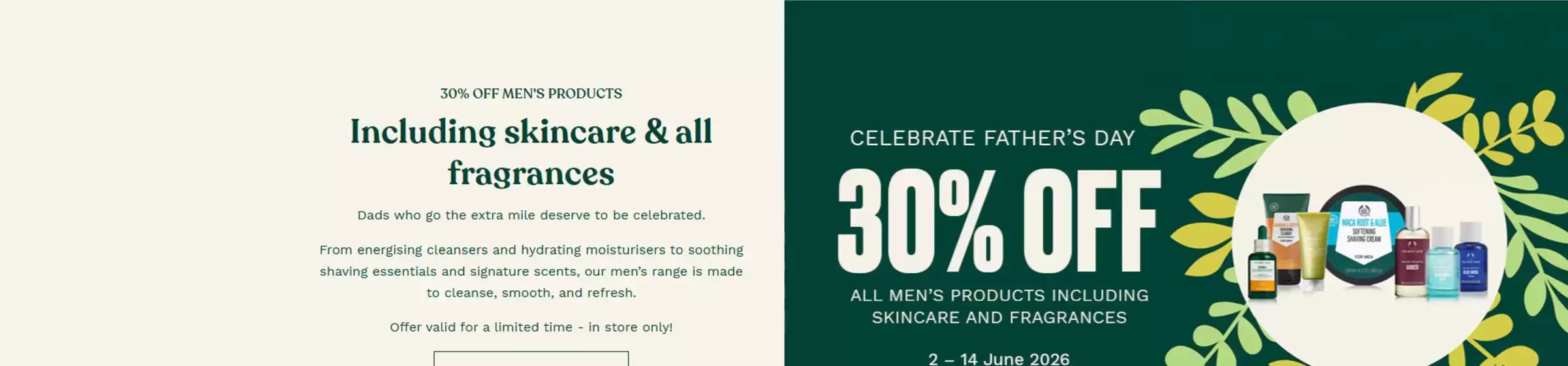 The Body Shop catalogue in Mogwase | The Body Shop Promo | 2026-06-10T00:00:00.000Z - 2026-06-14T00:00:00.000Z