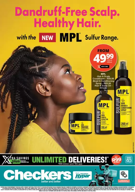 Checkers catalogue in Harrismith | Checkers MPL Promotion 15 June | 2026-06-14T00:00:00.000Z - 2026-07-19T00:00:00.000Z
