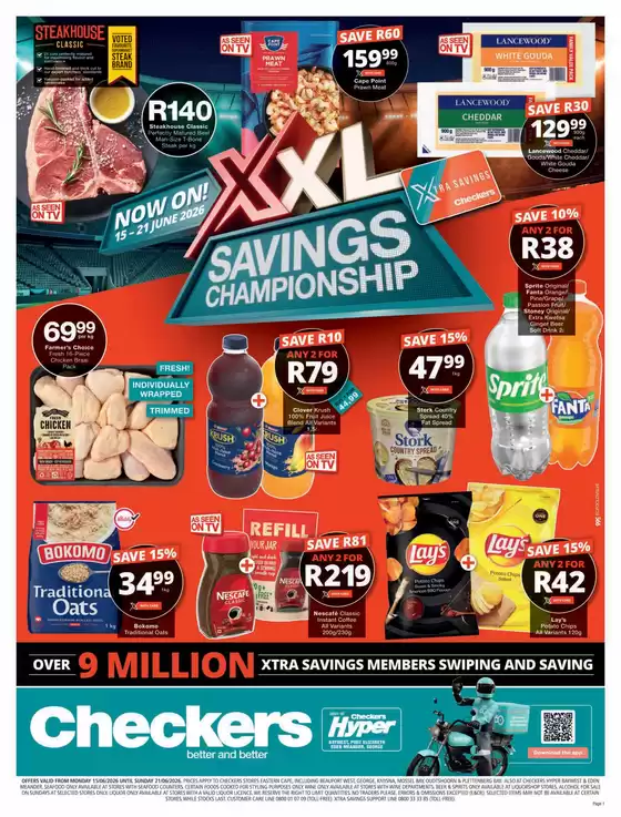 Checkers catalogue in Harrismith | Current bargains and offers | 2026-06-14T00:00:00.000Z - 2026-06-21T00:00:00.000Z