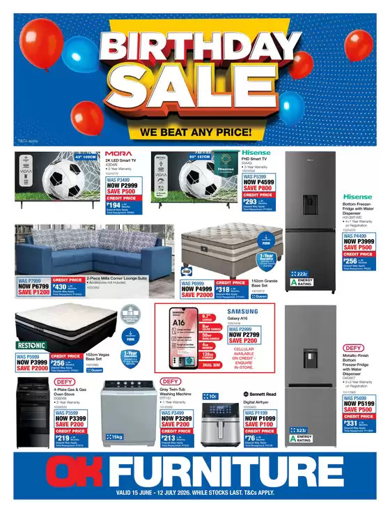 OK Furniture catalogue | Great offer for bargain hunters | 2026-06-15T00:00:00.000Z - 2026-07-12T00:00:00.000Z