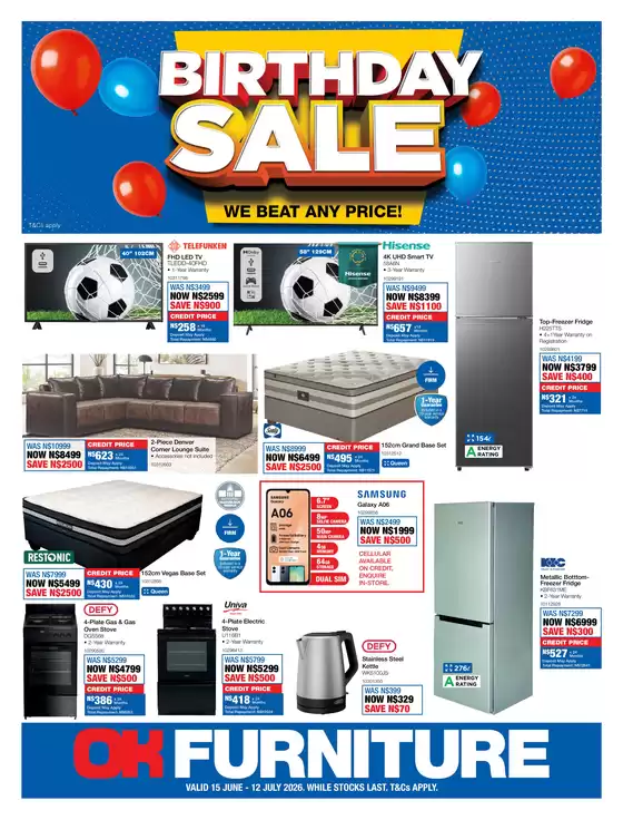 OK Furniture catalogue | Current special promotions | 2026-06-15T00:00:00.000Z - 2026-07-12T00:00:00.000Z