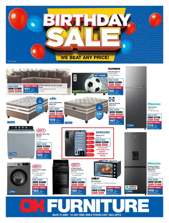 OK Furniture catalogue | Top deals for all customers | 2026-06-15T00:00:00.000Z - 2026-07-12T00:00:00.000Z