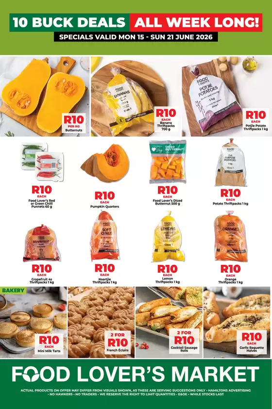 Food Lover's Market catalogue | 10 Buck Week - EC - 15 - 21 June 2026 | 2026-06-14T00:00:00.000Z - 2026-06-21T00:00:00.000Z