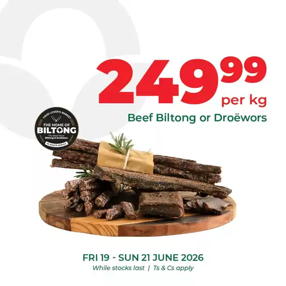 Food Lover's Market catalogue | Food Lover's Market weekly specials | 2026-06-18T00:00:00.000Z - 2026-06-21T00:00:00.000Z