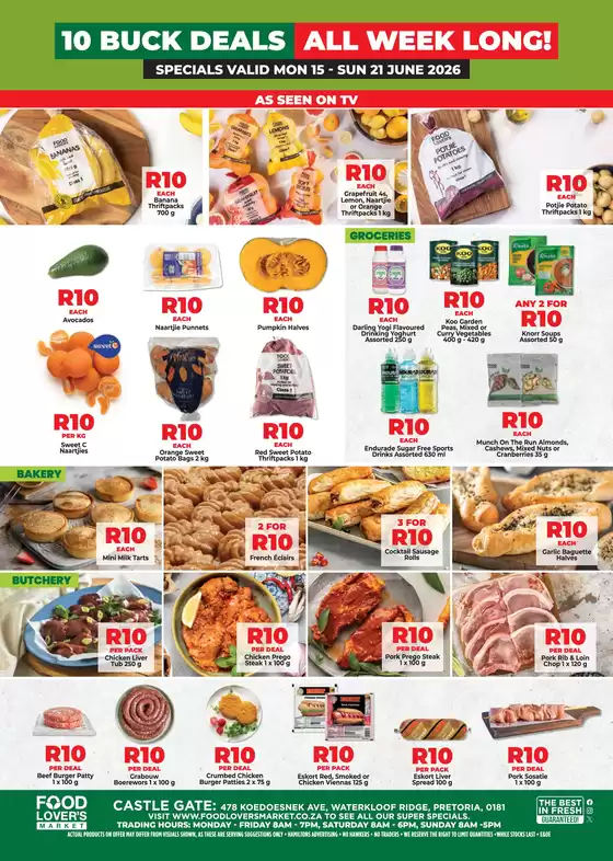 Food Lover's Market catalogue | Castle Gate - 15 - 21 June 2026 | 2026-06-14T00:00:00.000Z - 2026-06-21T00:00:00.000Z