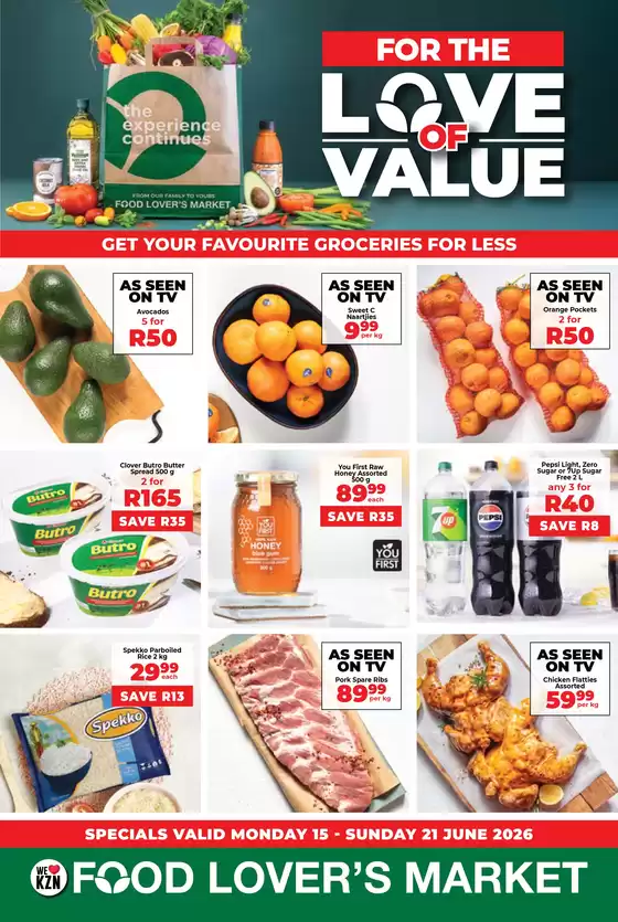 Food Lover's Market catalogue | Mid Month - KZN - 15 - 21 June 2026 | 2026-06-14T00:00:00.000Z - 2026-06-21T00:00:00.000Z