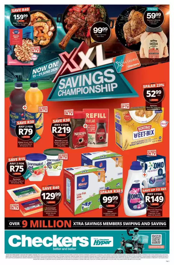 Checkers Hyper catalogue | Exclusive deals and bargains | 2026-06-14T00:00:00.000Z - 2026-06-21T00:00:00.000Z