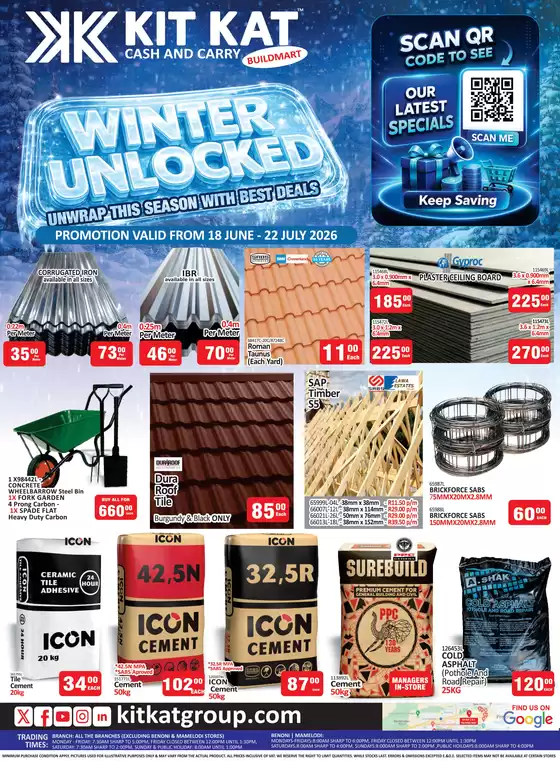 KitKat Cash and Carry catalogue | Buildmart Leaflet 2026 | 2026-06-18T00:00:00.000Z - 2026-07-22T00:00:00.000Z