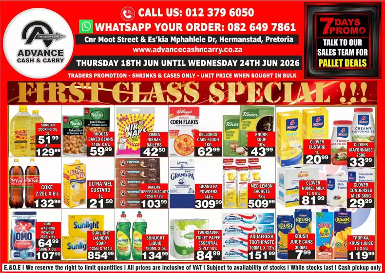 Advance Cash n Carry catalogue | Advance Cash n Carry weekly specials | 2026-06-18T00:00:00.000Z - 2026-06-24T00:00:00.000Z