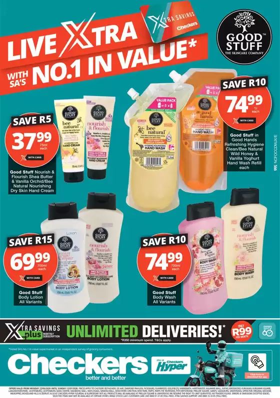 Checkers catalogue in Klerksdorp | Checkers Good Stuff Promotion 22 June | 2026-06-21T00:00:00.000Z - 2026-07-12T00:00:00.000Z