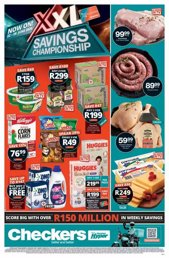 Checkers catalogue in Stilfontein | Checkers weekly specials | 2026-06-21T00:00:00.000Z - 2026-06-28T00:00:00.000Z